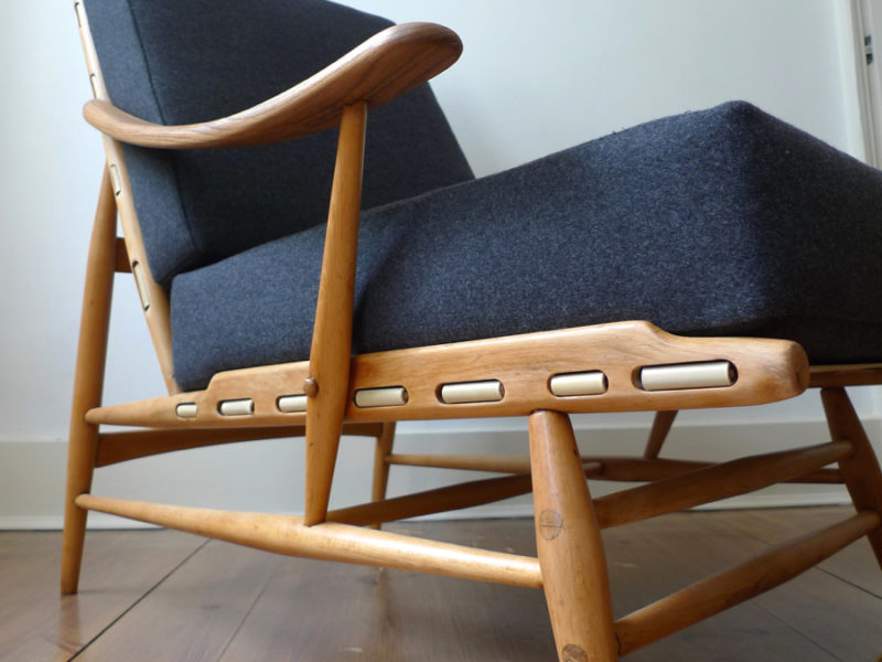 ERCOL MODEL 442 BERGERE ARMCHAIR