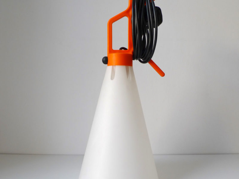 MAYDAY lamp (1999), by Konstantin Grcic for FLOS