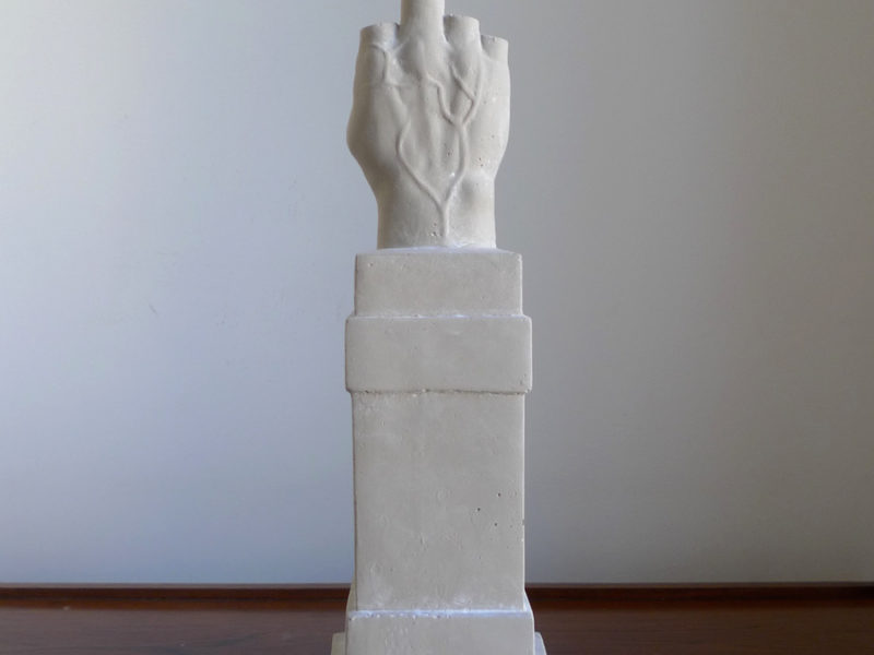 MAURIZIO CATTELAN L.O.V.E. CONCRETE SCULPTURE, Edition by Seletti 2015