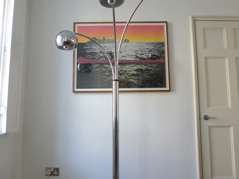 MID 20th CENTURY 3 ARM ARC FLOOR LAMP