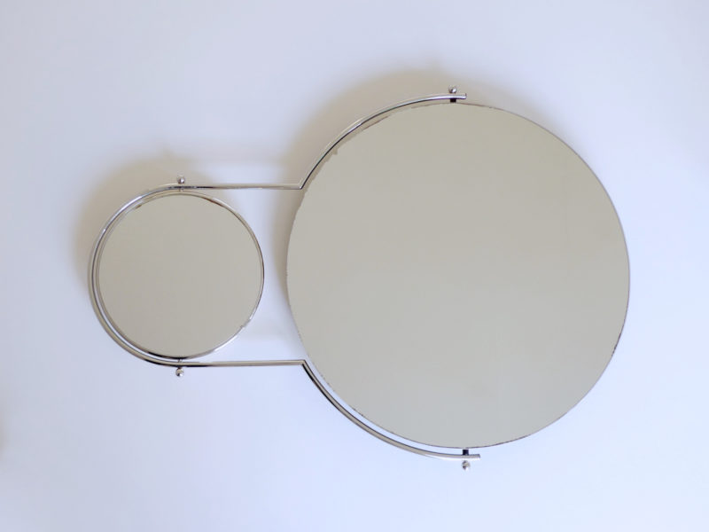 Rodney Kinsman "Orbit" Wall Mirror by Bieffeplast, Italy, 1984