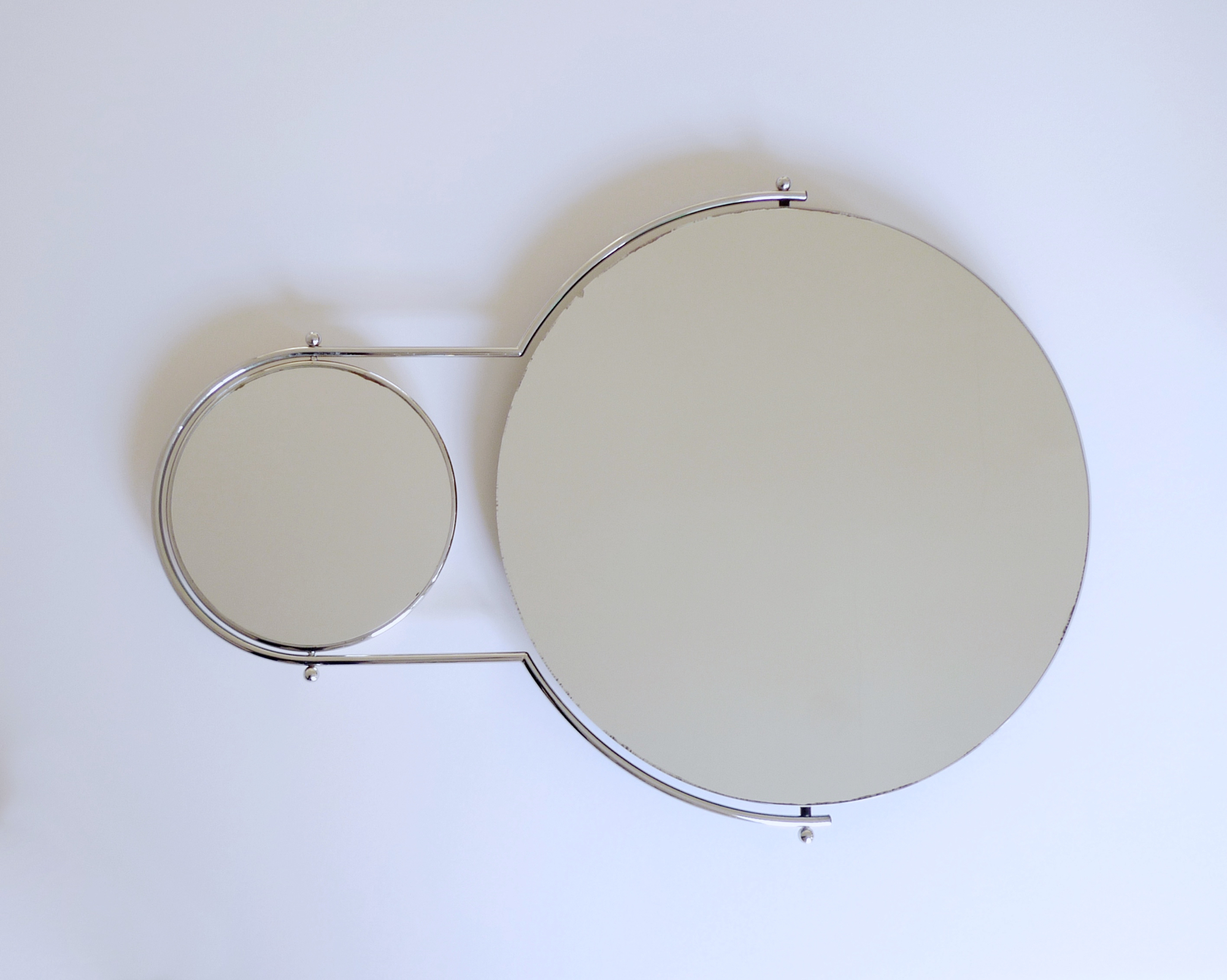 Rodney Kinsman "Orbit" Wall Mirror by Bieffeplast, Italy, 1984