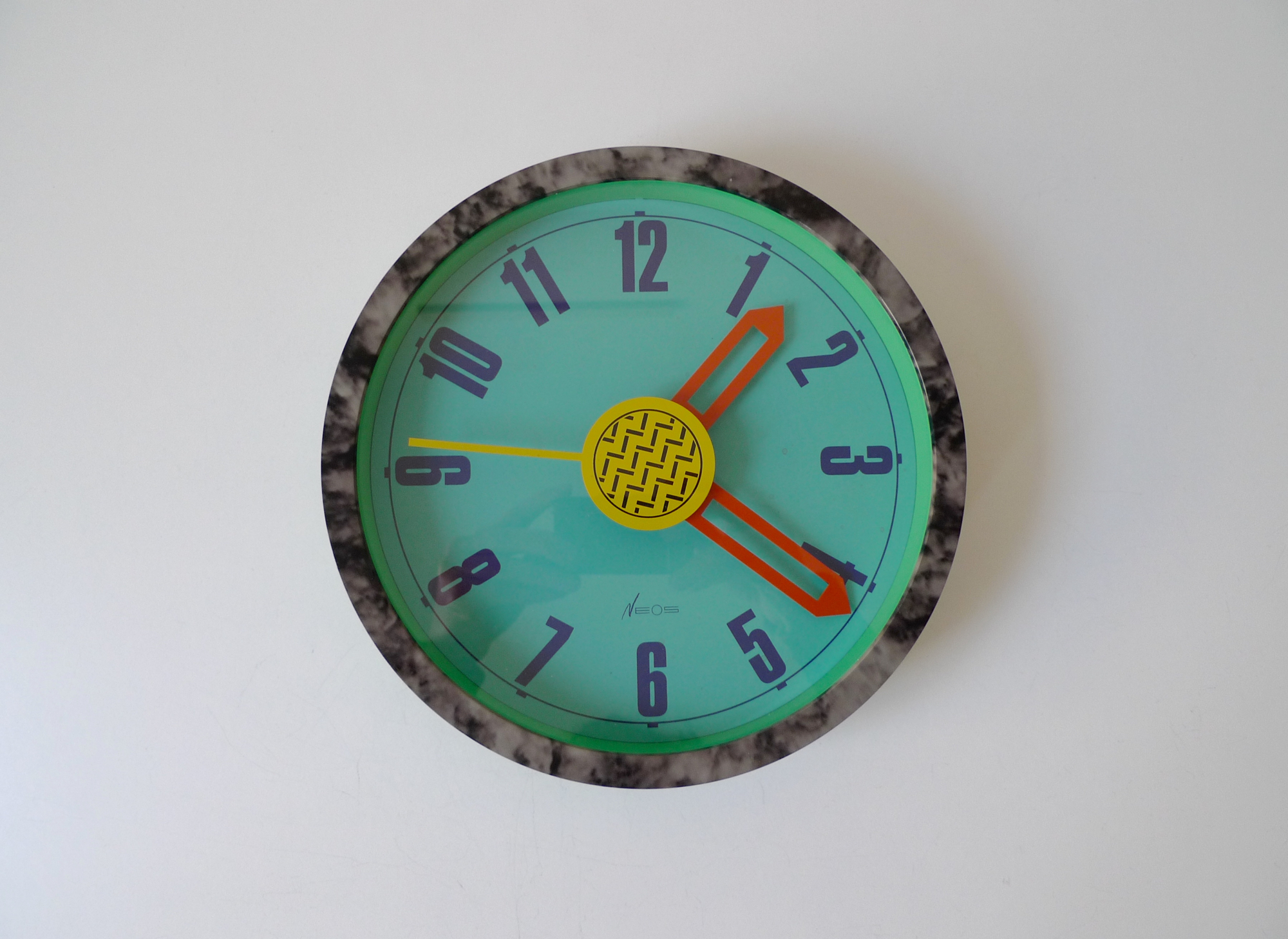 Postmodern Wall Clock by Du Pasquier & Sowden for Neos - Lorenz, 1988