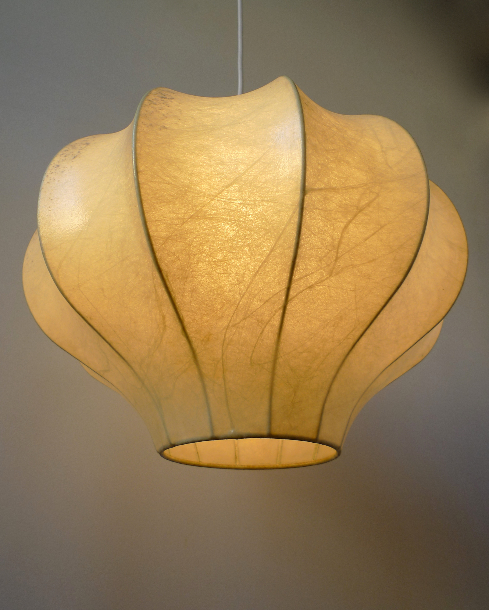 Vintage Space Age 'Cocoon' Pendant Light, c.1950s