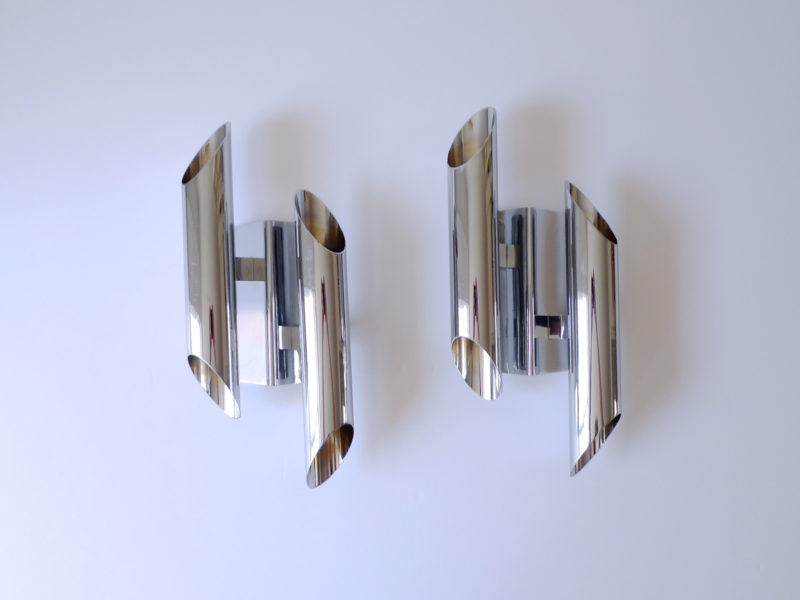 Gianni Celada "Carciofo" Sconces by Fontana Arte, Italy 1970s