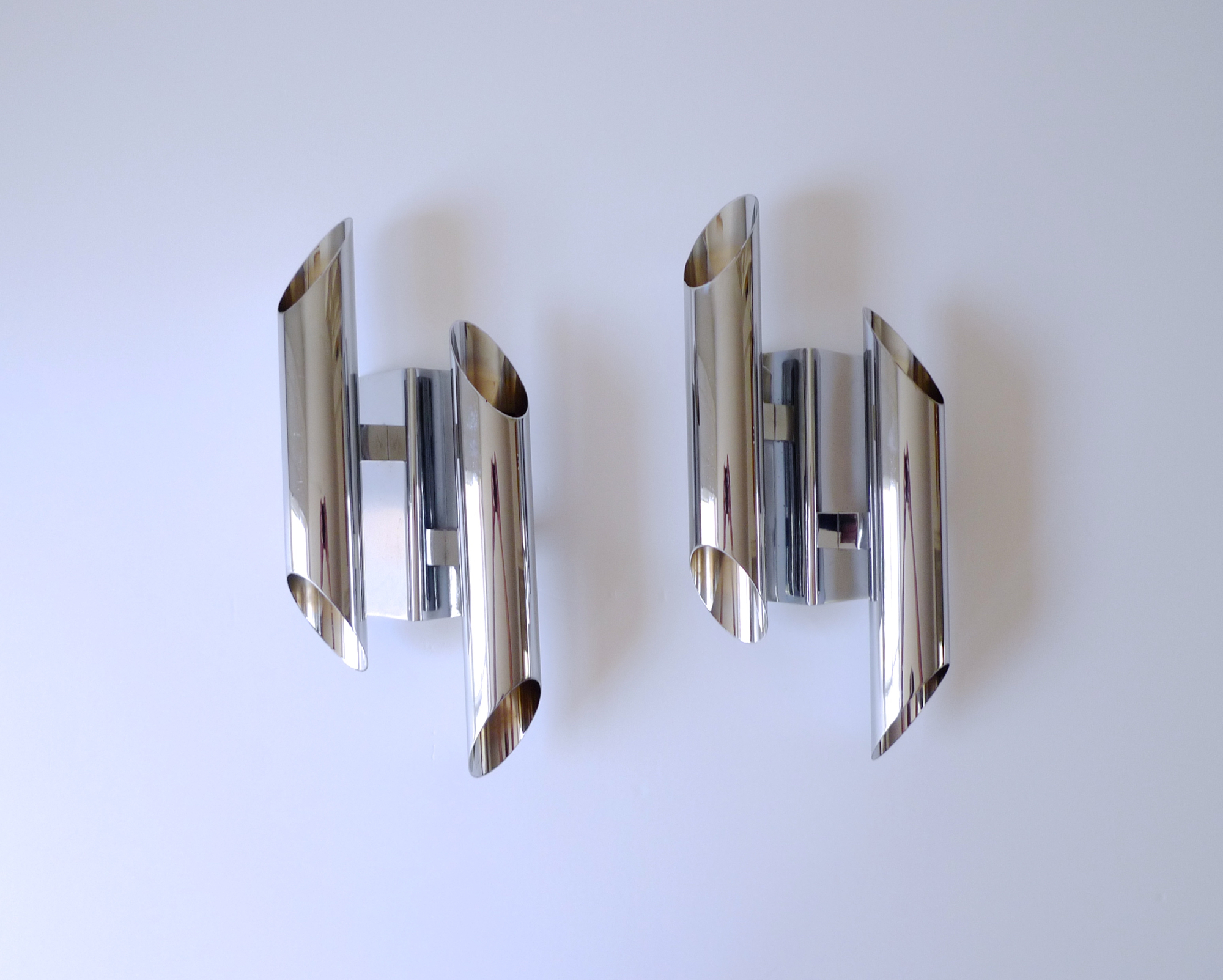 Gianni Celada "Carciofo" Sconces by Fontana Arte, Italy 1970s