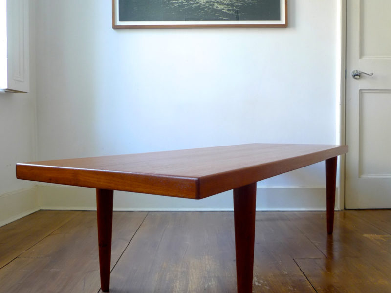 Vintage Hovmand-Olsen Teak Danish Coffee Table, 1960s