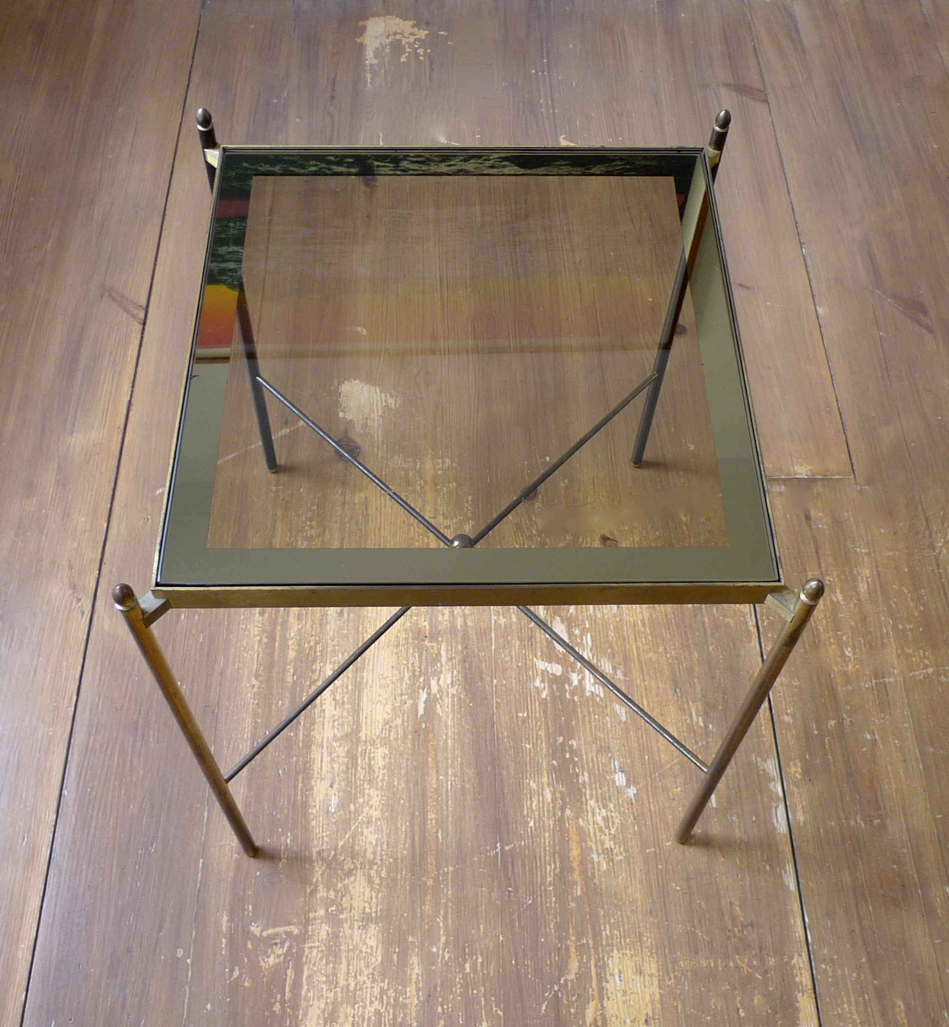 Vintage Hollywood Regency Neoclassical Side Table, 1970s