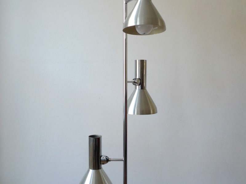 Mid-Century Triple Spot Standard Floor Lamp, c. 1970s