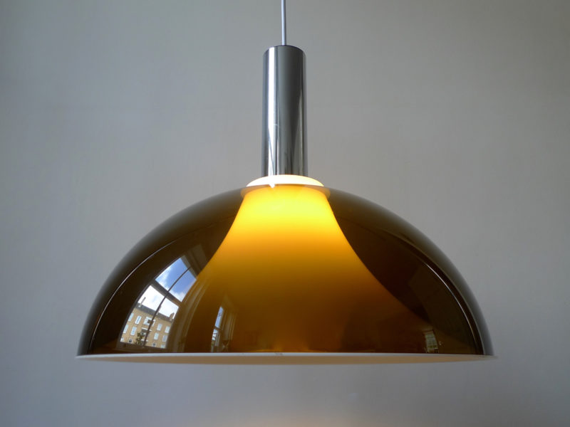 Martinelli Luce Pendant Light Attributed to Gino Sarfatti, Italy, 1960s