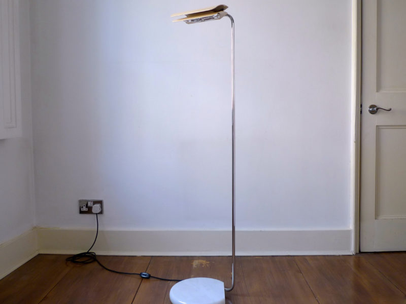 Bruno Gecchelin "Tegola" Floor Lamp for Skipper & Pollux, Italy 1970s