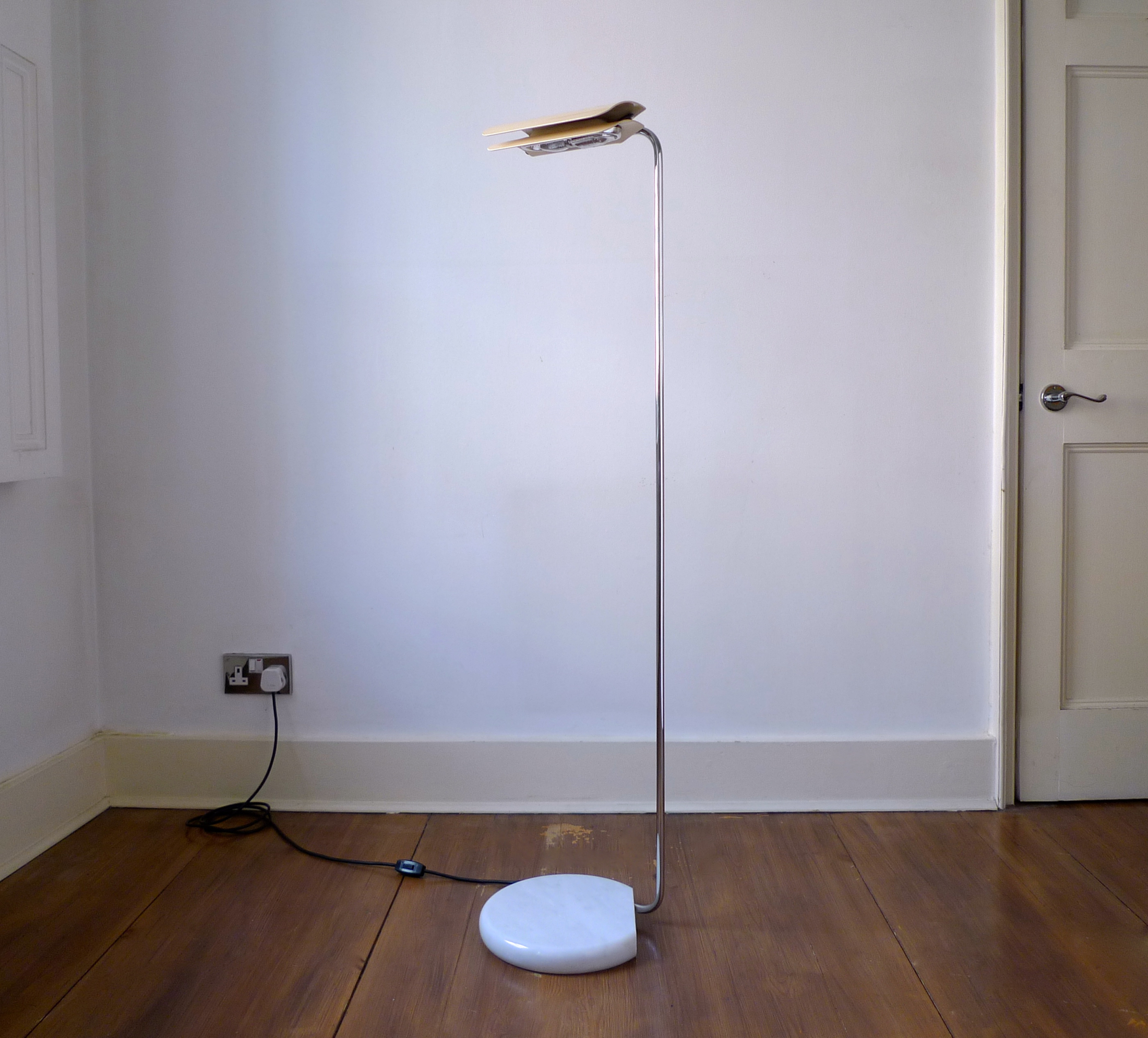 Bruno Gecchelin "Tegola" Floor Lamp for Skipper & Pollux, Italy 1970s