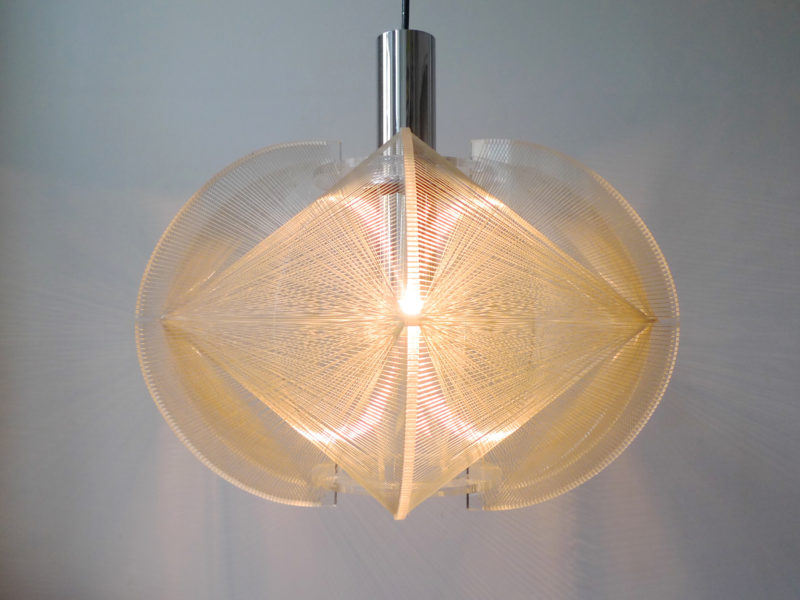 Mid-Century Paul Secon Pendant Ceiling Light by Sompex, c.1960s