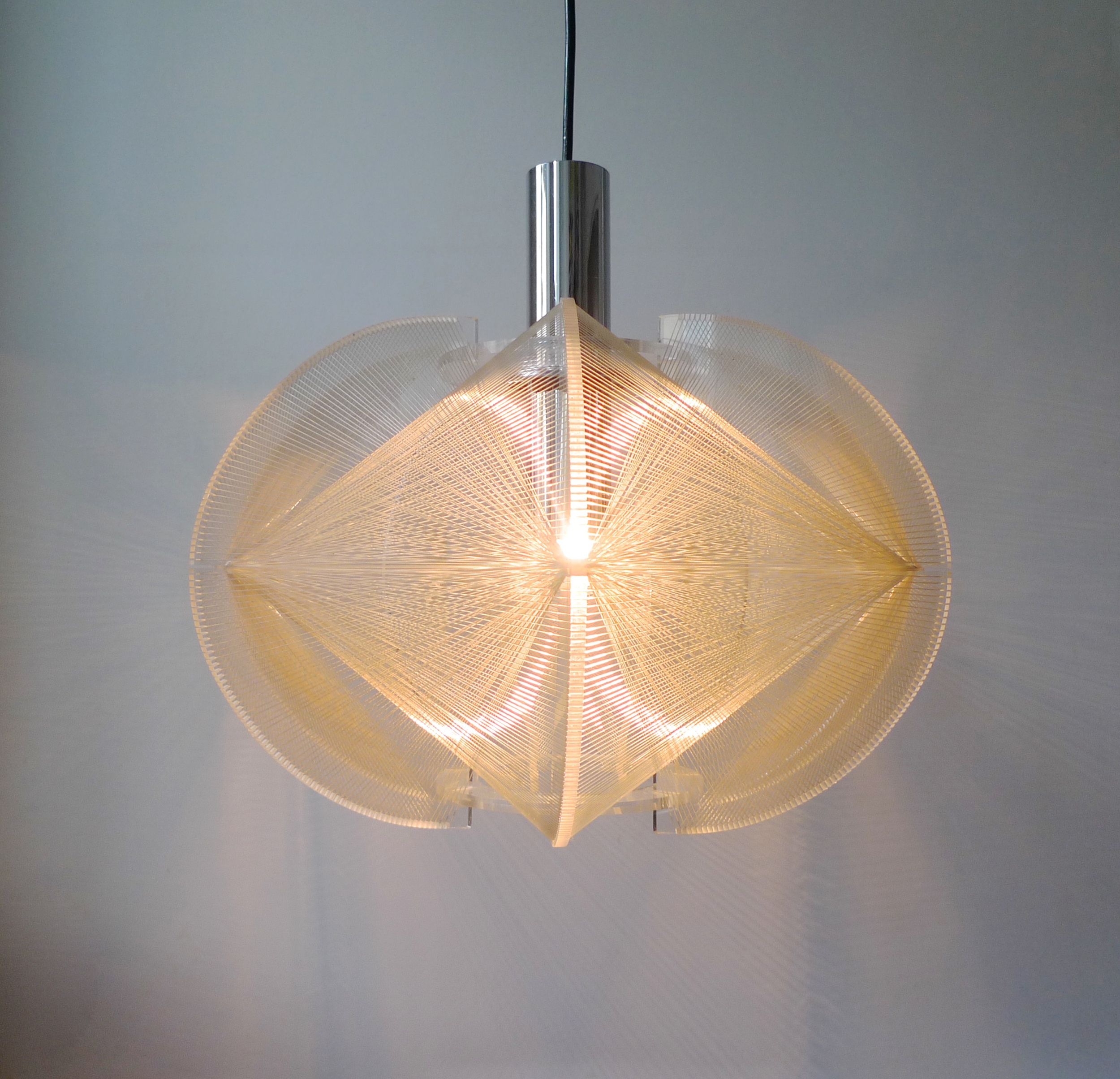 Mid-Century Paul Secon Pendant Ceiling Light by Sompex, c.1960s